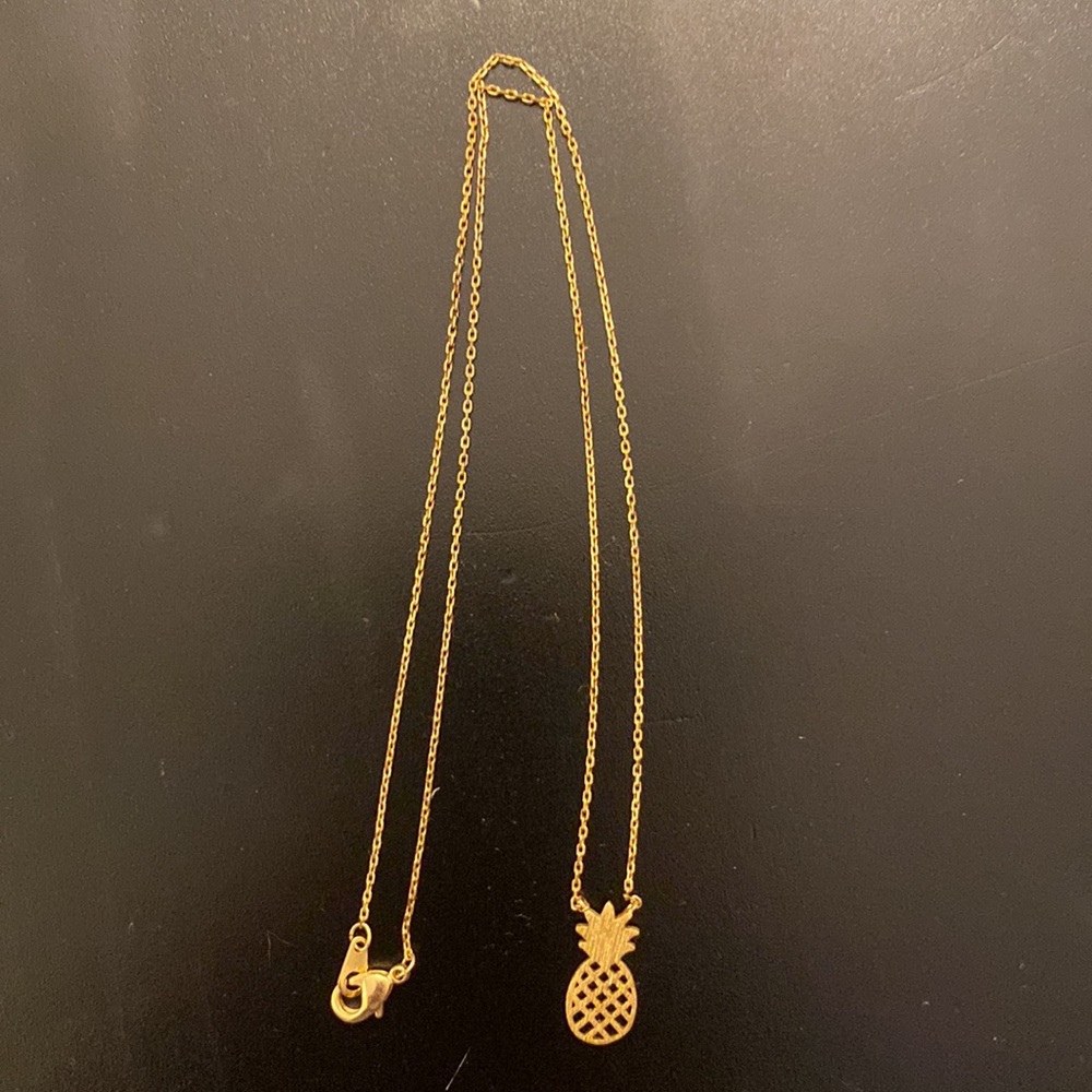 Gold Pineapple necklace